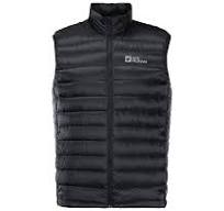 Jack Wolfskin Erkek Pack & Go Down Vest Siyah 1207011-6000