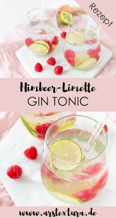 Sommerlicher Himbeer Limette Gin Tonic Ars Textura Diy Blog In 2020 Limetten Coctail Rezepte Gin Cocktail Rezepte