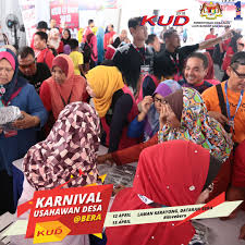 Karnival usahawan desa (kud) yang bakal diadakan selama lima hari, mulai 17 oktober ini di putrajaya menyasarkan jualan. Karnival Usahawan Desa 2018