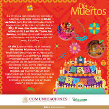 While the holiday originated in mexico, it is celebrated all over latin america with colorful calaveras (skulls) and. Dia De Muertos Telecomunicaciones De Mexico Gobierno Gob Mx