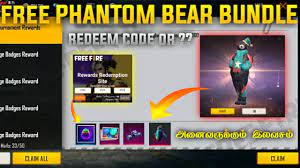 List of active redeem codes today (june 24th). Free Phantom Bear Bundle In Free Fire Redeem Code Or Login Rewards Free Teddy Bundle Youtube