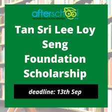 Tan sri lee loy seng foundation 39 persiaran zarib 1. Afterschool My On Twitter Have You Applied To The Tan Sri Lee Loy Seng Foundation Scholarship Yet You Should Open To Malaysian Undergraduate Students Enrolled In Public Universities This Scholarship S Deadline Is 13th