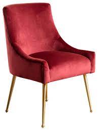 Shop online for chairs and benches in modern upholstery such as velvet, leather and rattan. Madeline Velvet Dining Chair Midcentury Dining Chairs By Abbyson Living Houzz