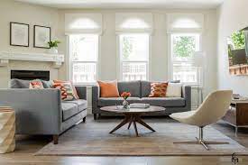 A soft and relaxing warm grey is used in the sitting area of judy murray s wimbledon flat. Inspirational Living Room Ideas Living Room Design Grey Leather Couch Living Room Ideas