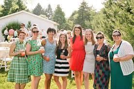 Backyard Picnic Wedding From Lily Glass Photography Dressy Casual Wedding Wedding Attire Guest Casual Wedding Attire