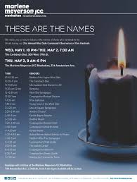 Yom hashoah (which translates to remembrance day for the holocaust and heroism) is a day where, for a few. 21st Annual West Side Communal Observance Of Yom Hashoah Congregation Rodeph Sholomcongregation Rodeph Sholom