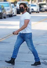 My friends call me gerry. Gerard Butler Wears A Mask During A Solo Outing Following Split From Girlfriend Morgan Brown Readsector