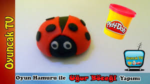 Play Doh Oyun Hamuru Ile Ugur Bocegi Yapimi Play Doh Ladybug Oyun Hamuru Play Doh Oyun