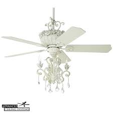 Around the center are three fantasy chandelier lights. 5 Unique Shabby Chic Ceiling Fan Chandeliers Advanced Ceiling Systems