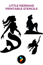 8 Best Little Mermaid Printable Stencils Printablee Com 880 x 1115 jpeg 148 кб. little mermaid printable stencils
