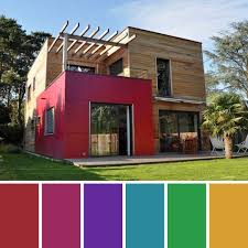 Vibrante Helene Lamboley Architecte Dplg 600x600 Fachada De Casa Exteriores De Casas Colores Casas Exteriores