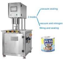 Semi Automatic Beef Jerky Caviar Jars Commercial Vacuum Tin ...