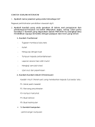 Contoh2 Soalan Interview Pdf