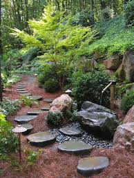 You'll need to buy the heaviest a beautiful idea that blends into the landscaping is a pressure treated wood with a flat top. 50 Very Creative And Inspiring Garden Stone Pathway Ideas