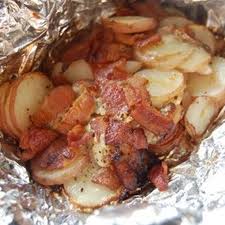 Bacon Ranch Foil Packet Potatoes Recipe Recipe Recipes Food Foil Packet Potatoes