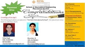 Higher education with kaplan international. Placements Reva University Bengaluru Home Facebook