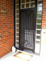 Suntek, which is a great option for value, uv protection, and insects; Art Deco Diamond Style Security Door Superior Door Company