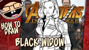 Infinity war trailers (if you dared to watch them) have been peppered by surprises. How To Draw Black Widow Avengers Infinity War Narrated Easy Step By Step Tutorial Youtube