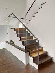 Modern Sleek Stairway Design Park And Pacific Design Stairway Design Stairs Design Modern Home Stairs Design