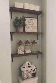 You should give your bathroom no only beautiful decoration, but also useful decoration as storage too. Cute Apartment Decorating Idea For Bathroom Organization Small Bathroom Decor Home Decor Farmhouse Bathroom Decor