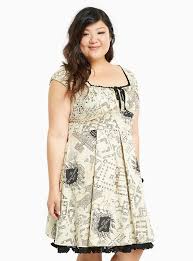Harry Potter Marauder S Map Print Dress Fashion Print Dress Dresses