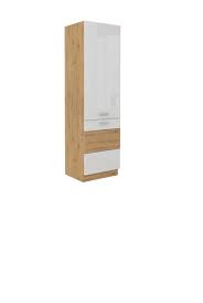 Hochschrank bad holz 55 breit / hochschrank fackelmann milano ast eiche weiss 30 cm breit bei hornbach kaufen / maße, ausstattung und design frei wählbar. Kuchen Hochschrank 60 Cm Eiche Artisan Weiss Hochglanz Kuchenzeile Kuchenblock Kuechen Preisbombe