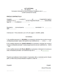 Drepturi salariale inregistrare in revisal Model Act AdiÈ›ional La Contractul De MuncÄƒ Inbox Screenshot