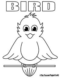 From all these selections, your kids will. Free Bird Coloring Page The Tucson Puppet Lady