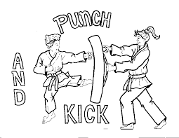 Sports coloring page soccer sport coloring page for kids printable. Taekwondo Coloring Page Coloring Home