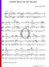 Seagull carry me, over land and sea to my own folk, that's where i want to be every beat of my heart tears me further apart i'm lost and alone in the dark i'm going home. Every Beat Of My Heart Noten Klavier Gesang Gitarre Pdf Download Streamen Oktav