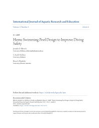 View specifications and lots of pictures of swimming pools and outdoor living spaces by clicking through the plans below. Pdf Home Swimming Pool Design To Improve Diving Safety