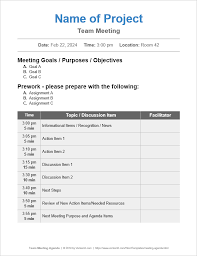 The main purpose of the agenda is to give participants a clear outline of what should happen in the meeting. 10 Free Meeting Agenda Templates Word And Google Docs