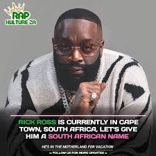 Rick Ross introduces his children to Nigerian food in Africa