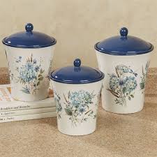 Find the perfect canisters for your country or modern kitchen—and decorate now, pay later! Bohemian Blue Floral Ceramic Kitchen Canister Set