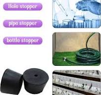 Rubber Wine Stoppers 4-Pack #9 Rubber Stoppers - 45mm Top/37mm Bottom (30mm  Tall) - Lab Grade Black Plugs Step 2 Water Table Plug