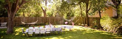 Hang vintage lamps on the tree in your backyard. 10 Unique Backyard Party Ideas Coldwell Banker Blue Matter