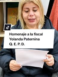 Memoria de Yolanda del Carmen Paternina Negrete