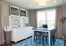 The space beneath the lack table tops provided space for storage, which she organized with baskets and bins. 43 Clever Creative Craft Room Ideas Luxury Home Remodeling Sebring Design Build