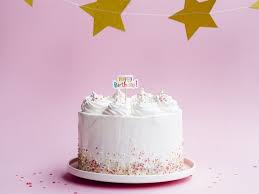 Birthday Cake Pictures Free Download White Birthday Cake And Golden Stars For Free In 2020 White Birthday Cakes Celebration Cakes Cake