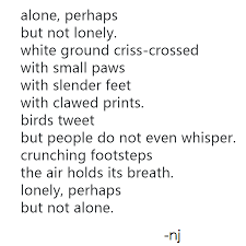 Lonely Poem Poetry Snow Cold Alone Poems Weekend Is Over Lonely