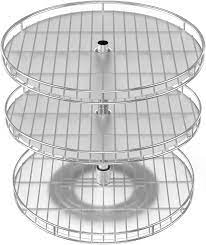 Perfect for rotating or swiveling tvs, book racks, serving trays, kitchen storage racks and more. Amazon Com 3 Tier Lazy Susan Large Shelf For Kitchen 13 Inch Tall Height Adjustable Turntable Spice Rack Spinner Cabinet Organizers And Storage Rotating Under Sink Organizer With Pp Plastic Sheet 3 Tier