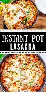 If You Re Looking For A Healthy Instant Pot Lasagna This Recipe Is The One Fo Instant Pot Lasagna Recipe Easy Crockpot Lasagna Recipe Crock Pot Lasagna Recipe