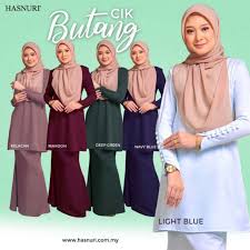 Athletic uniform manufacturer reviewed by baju korporat terkini on october 08, 2020 rating: Baju Kurung Moden Cik Butang Shopee Malaysia