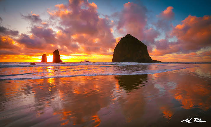 Cannon Beach Sunset - Mike Putnam Photography