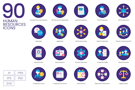 90 human resources icons pre designed photoshop graphics creative market 90 human resources icons pre designed