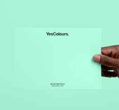 Electric Mint Green Paint Swatch