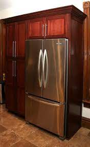 Kitchen cabinet warehouse offers over 500,000+ pieces of kitchen cabinets, including cherry base cabinets for the kitchen. Love This Colour S Cherry Kitchen Cabinet Pantry Built In Refrigerator Used Kitchen Cabinets Best Kitchen Cabinets Cherry Kitchen