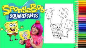 Free shipping on orders over $25 shipped by amazon. Coloring Spongebob Plankton Giant Coloring Book Page Crayola Colored Pencil Kimmi The Clown Youtube