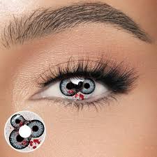 Image result for black sclera contacts