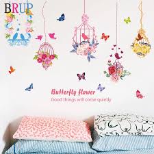 Every item on this page was curated by an elle decor editor. Romantic Birdcage Flower Wall Stickers Colorful Butterfly Home Decor Lovely Birds Wall Decals Art Pvc Vinyl Room Decoration Wall Stickers Aliexpress